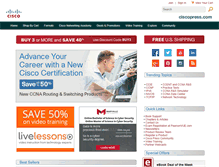 Tablet Screenshot of ciscopress.com